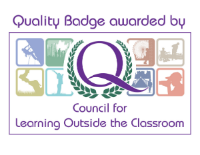 Quality Badge awarded by Council for Learning Outside the Classroom logo