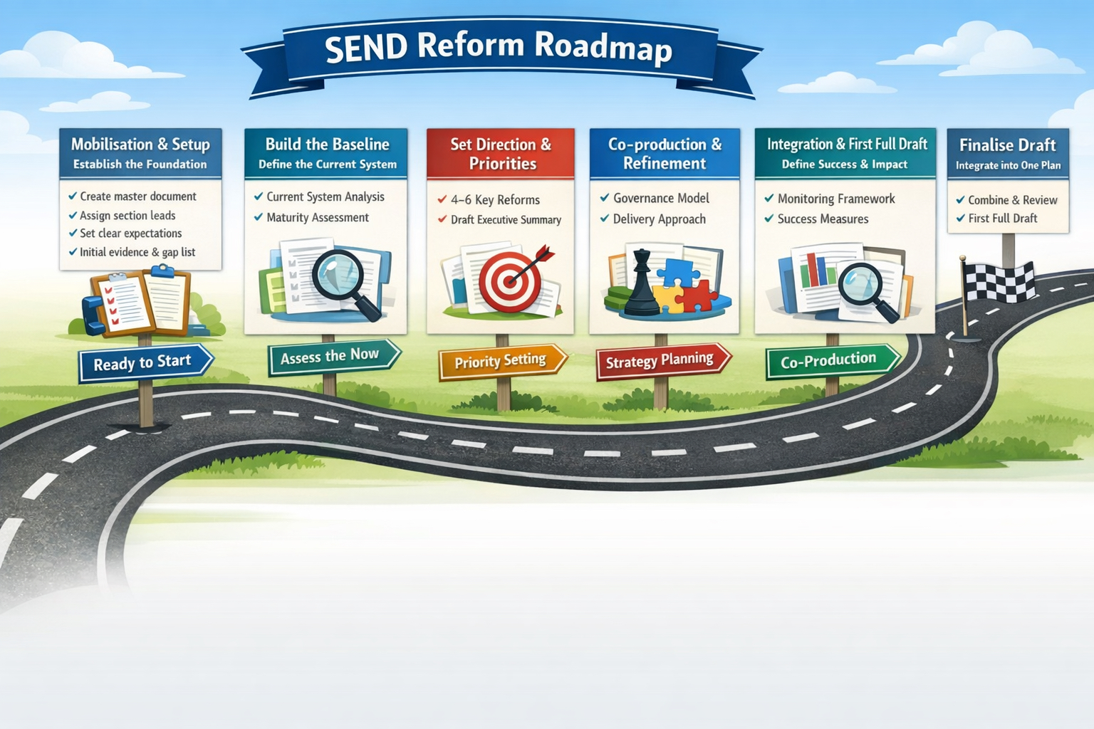 Image detailing the map for SEND Reform